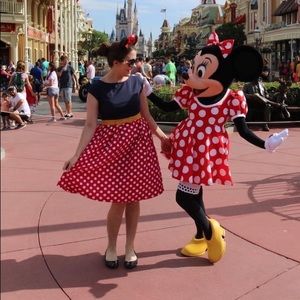 Disneybound Minnie-esque Skater Dress